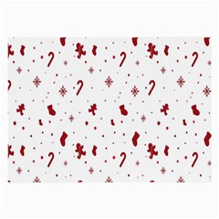 Christmas Background Wrapping Large Glasses Cloth by artworkshop