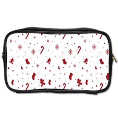 Christmas Background Wrapping Toiletries Bag (One Side)