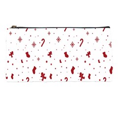 Christmas Background Wrapping Pencil Case