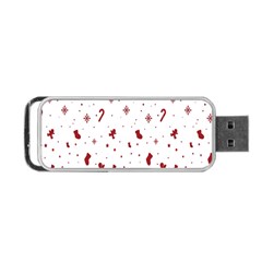 Christmas Background Wrapping Portable USB Flash (One Side)