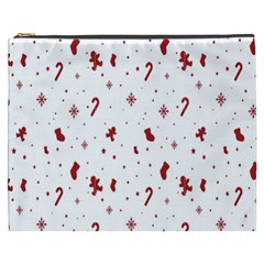 Christmas Background Wrapping Cosmetic Bag (XXXL)