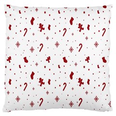 Christmas Background Wrapping Standard Flano Cushion Case (One Side)