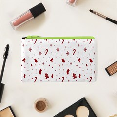 Christmas Background Wrapping Cosmetic Bag (XS)