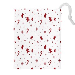 Christmas Background Wrapping Drawstring Pouch (4XL)