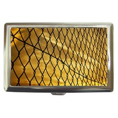 Chain Link Fence  Cigarette Money Case by artworkshop