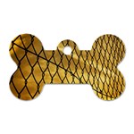 Chain Link Fence  Dog Tag Bone (One Side) Front