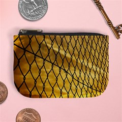 Chain Link Fence  Mini Coin Purse by artworkshop