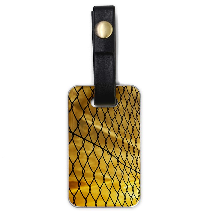 Chain Link Fence  Luggage Tag (one side)