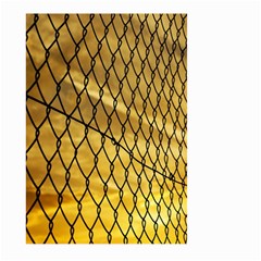 Chain Link Fence  Large Garden Flag (two Sides) by artworkshop