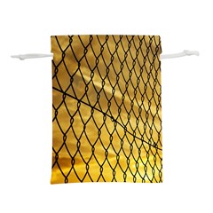 Chain Link Fence  Lightweight Drawstring Pouch (m) by artworkshop