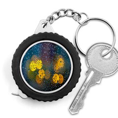 Bokeh Raindrops Window  Measuring Tape by artworkshop