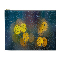 Bokeh Raindrops Window  Cosmetic Bag (xl) by artworkshop