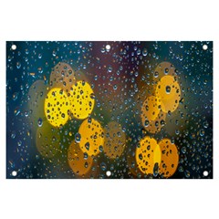 Bokeh Raindrops Window  Banner And Sign 6  X 4  by artworkshop