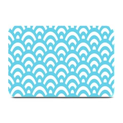  Waves Ocean Blue Texture Plate Mats by artworkshop