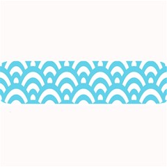  Waves Ocean Blue Texture Large Bar Mats by artworkshop