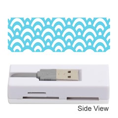  Waves Ocean Blue Texture Memory Card Reader (stick) by artworkshop