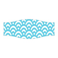  Waves Ocean Blue Texture Stretchable Headband by artworkshop