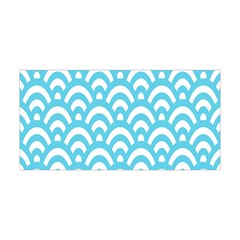  Waves Ocean Blue Texture Yoga Headband by artworkshop