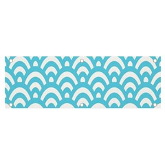  Waves Ocean Blue Texture Banner And Sign 6  X 2  by artworkshop