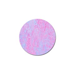  Texture Pink Light Blue Golf Ball Marker by artworkshop