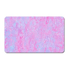  Texture Pink Light Blue Magnet (rectangular) by artworkshop