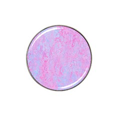  Texture Pink Light Blue Hat Clip Ball Marker (10 Pack) by artworkshop