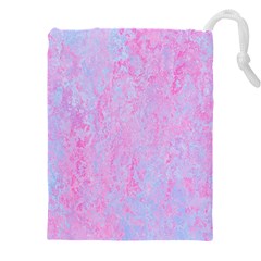  Texture Pink Light Blue Drawstring Pouch (5xl) by artworkshop