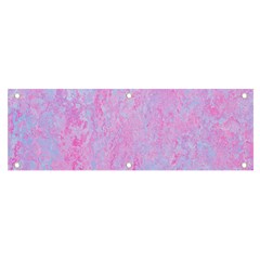  Texture Pink Light Blue Banner And Sign 6  X 2  by artworkshop