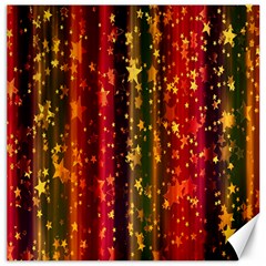 Background Stars Pattern Wallpaper Christmas Canvas 12  X 12  by artworkshop