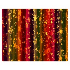 Background Stars Pattern Wallpaper Christmas Double Sided Flano Blanket (medium)  by artworkshop