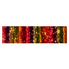 Background Stars Pattern Wallpaper Christmas Oblong Satin Scarf (16  X 60 ) by artworkshop