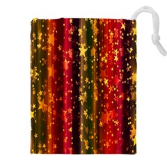 Background Stars Pattern Wallpaper Christmas Drawstring Pouch (5xl) by artworkshop