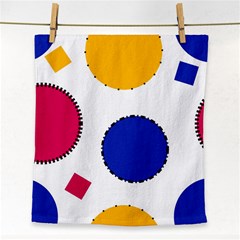 Circles Face Towel by nateshop