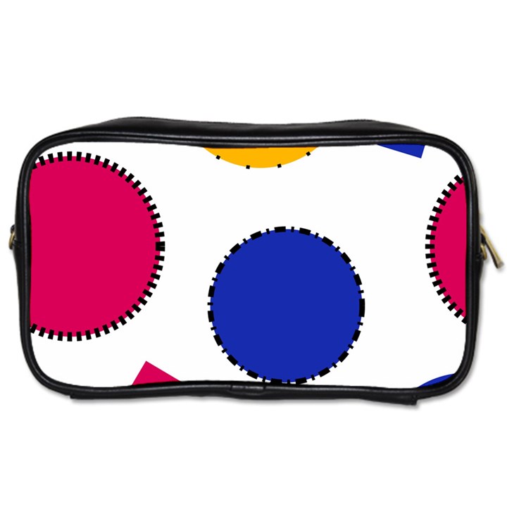 Circles Toiletries Bag (Two Sides)