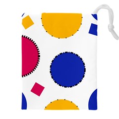 Circles Drawstring Pouch (5xl) by nateshop