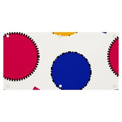 Circles Banner And Sign 6  X 3 