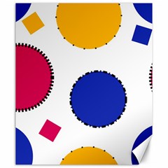 Circles Canvas 20  X 24  by nateshop