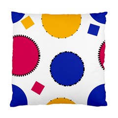 Circles Standard Cushion Case (one Side) by nateshop