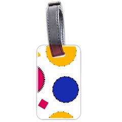 Circles Luggage Tag (two Sides) by nateshop