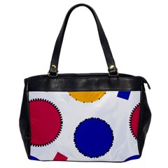 Circles Oversize Office Handbag by nateshop