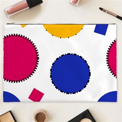 Circles Cosmetic Bag (xxl) by nateshop