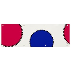 Circles Banner And Sign 9  X 3 