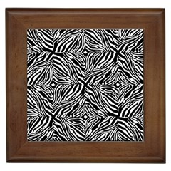 Design-background White Black Framed Tile by nateshop