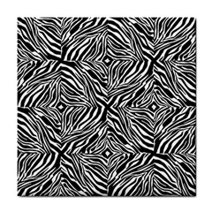 Design-background White Black Tile Coaster by nateshop