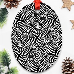 Design-background White Black Ornament (oval) by nateshop