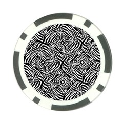 Design-background White Black Poker Chip Card Guard by nateshop