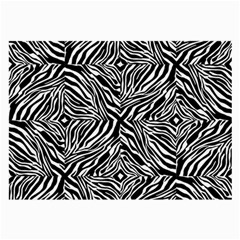 Design-background White Black Large Glasses Cloth (2 Sides) by nateshop