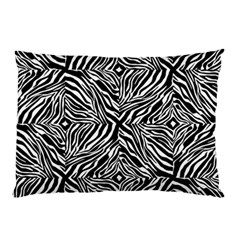 Design-background White Black Pillow Case (two Sides) by nateshop