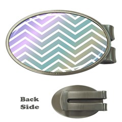 Zigzag-maves Money Clips (oval)  by nateshop