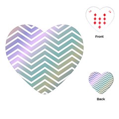 Zigzag-maves Playing Cards Single Design (heart) by nateshop